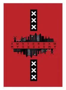 Amsterdam playing cards back design